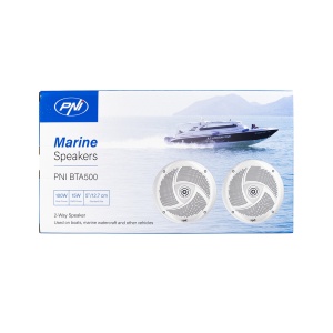 Difuzoare coaxiale pentru barci PNI BTA500 100W, 12.7 cm, set 2 buc - Img 9