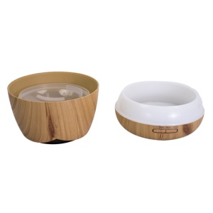 Difuzor aromaterapie PNI HU180 pentru uleiuri esentiale, cu ultrasunete, 400 ml, timer, 7 culori LED, inchidere automata, Wood Grain - Img 5