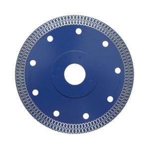 Disc diamantat turbo continuu 125x22.23mm, segment 10mm pentru gresie, faianta, ceramica dura Breckner Germany - Img 2