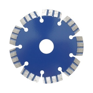 Disc diamantat turbo segmentat 115x22.23mm, segment 10mm pentru beton armat, piatra dura, pavele Breckner Germany - Img 2