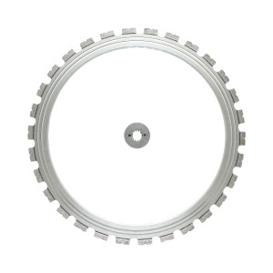 Disc inelar diamantat segmentat 500mm, 30 dinti, rola antrenare pentru masina de taiat beton Breckner Germany