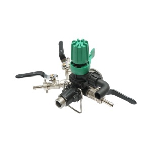 Distribuitor cu 3 cai pentru erbicidator, manometru cu glicerina 1000 PSI - Img 5