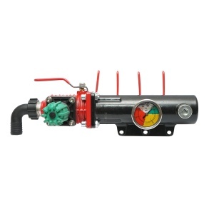 Distribuitor erbicidator metalic cu 4 cai, manometru cu glicerina 25 bar - Img 6