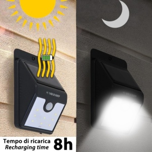 DORY: Lampa solara de perete, 200 lumeni, cu senzor de miscare - Img 3