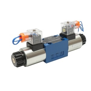 Electrovalva directionala 24VDC 25W pentru 6 cai control debit instalatii hidraulice HDQX126J 4WE6J61B CG12N9Z4 - Img 2