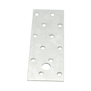 Element de imbinare plat 120x40mm, grosime 2mm, otel zincat - Img 3
