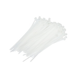 Faseta colier plastic alb 2.5x100mm 100 buc/set Breckner Germany
