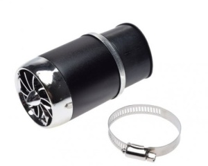 Filtru aer sport scuter 26mm-48mm (negru)