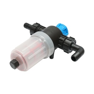 Filtru erbicidator transparent cu 2 site si valva autocuratare, racord 25mm - Img 5