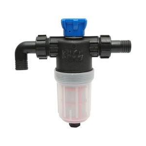Filtru erbicidator transparent cu 2 site si valva autocuratare, racord 32mm - Img 3