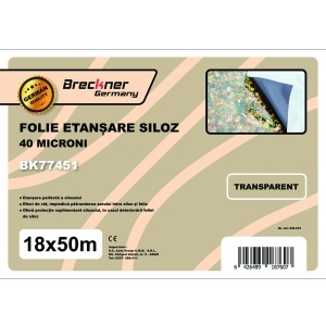 Folie etansare siloz 18x50m 40 microni transparenta Breckner Germany - Img 5