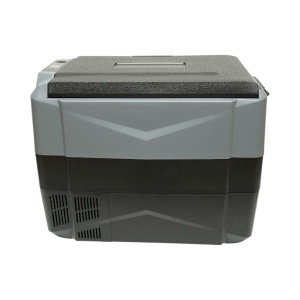 Frigider auto 45L cu compresor 12V-24V-220V, 60W, afisaj LCD, zona dubla de racire, USB 630x390x490mm - Img 7