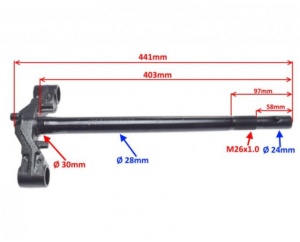 Furca scuter Ø 30mm - Img 2