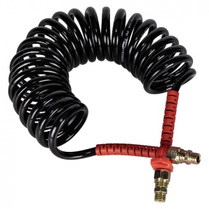 FURTUN AER NEGRU CU MANSOANE ROSII M22 - 5.5M