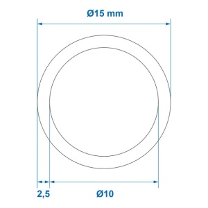 Furtun apa potabila transparent 2.5M 10x15mm - Img 4