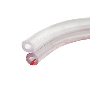 Furtun de vidat transparent dublu 2.5m pentru aparat de muls vaci Breckner Germany - Img 2