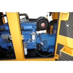 Generator electric trifazat insonorizat 100KVA, 230/400V, motor diesel Ricardo 100kW R6105AZLD Breckner Germany - Img 8