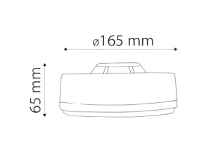 Girofar auto cu efect stroboscopic 12V/24V orange cu 10LEDURI (baza magnetica) - Img 2