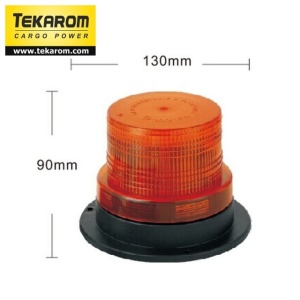 Girofar auto cu efect stroboscopic 12V / 24V orange cu 40 leduri SMD - Img 2