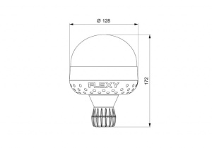 Girofar LED ecologic cu efect dublu flash VIGNAL - Img 3