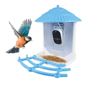Hranitoare inteligenta pentru pasari PNI MyBird PT035 cu camera Wi-Fi 4MP si panou solar 3W, rezervor hrana 2l, aplicatie dedicata, detectie miscare, notificari instant, slot card micro SD, audio bidi - Img 5