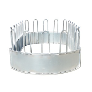 Iesle hranire animale ovala pentru baloti fan cu 22 locuri 3.4x1.7x1m - Img 2