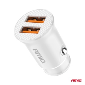 Incarcator 2x USB-A 10.5W 12/24V AMIO - Img 2