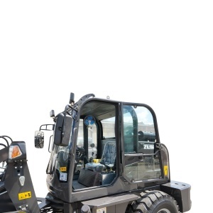 Incarcator frontal articulat WOLA 1T, 4x4, motor diesel 57CP, cupa cu gheara 0.8 m³ THOR - Img 8