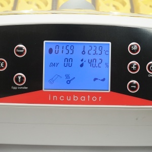 Incubator automat 42 oua 220V cu rotire automata, control temperatura, umiditate, afisaj digital, tava iluminata LED - Img 7