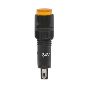 Indicator semnalizare industrial LED galben 24V Ø 8mm Breckner Germany