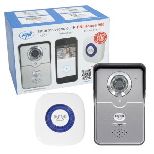 Interfon video cu IP PNI House 900 wireless P2P card si vizualizare pe Smartphone cu Android sau IOS - Img 3