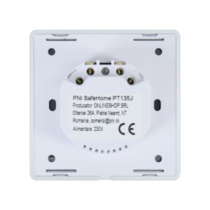 Intrerupator inteligent pentru jaluzele cu touch PNI SafeHome PT135J WiFi, 600W, comanda prin internet, aplicatie de mobil Tuya Smart, integrare in scenarii si automatizari smart cu alte produse compa - Img 3