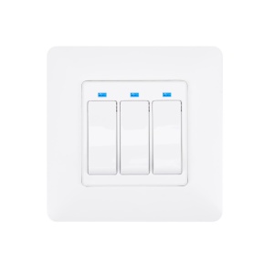 Intrerupator inteligent triplu PNI SmartHome WS323 pentru control lumini prin internet compatibil cu APP TuyaSmart