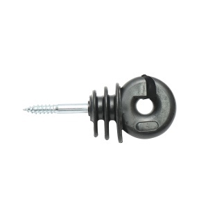 Izolator inelar Easy Drill negru fi 5.9mm 90x40 mm gard electric Mezofarm