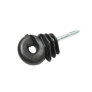 Izolator inelar Easy Drill negru fi 5.9mm 90x40 mm gard electric Mezofarm - Img 3