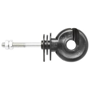 Izolator inelar premium cu filet 5.9mm 90x35mm si piulita gard electric Breckner Germany - Img 2