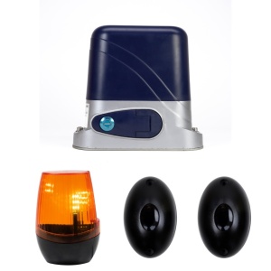 Kit automatizare porti autoportante PNI AP800D, motor, fotocelule, telecomanda, lampa, 230V, 1100 N si 800KG poarta culisanta - Img 3