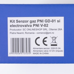 Kit Senzor gaz PNI GD-01 si electrovalva PNI V-02 cod 2014172 - Img 8