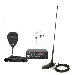 Kit Statie radio CB PNI ESCORT HP 8001L ASQ + Casti HS81L + Antena CB PNI Extra 45 cu magnet - Img 6