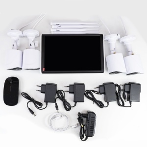 Kit supraveghere video PNI House WiFi663 NVR cu LCD si 4 camere wireless de exterior 3MP, P2P, IP66 - Img 3