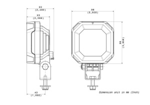 Lampa de lucru LED 12/24V SACEX - Img 3