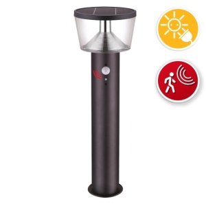 Lampa de podea solara, 600 lumeni, cu senzor de miscare - Img 6