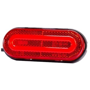 Lampa gabarit 121x47, LED, rosie, Fristom - Img 6