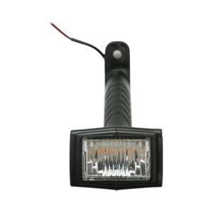 Lampa gabarit laterala LED cu brat 12V-24V 3 functii rosu-alb-galben 180mm Breckner Germany - Img 5