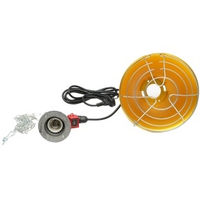 Lampa incalzire cu infrarosu 21.5cm pentru pui, animale, 230V - Img 3