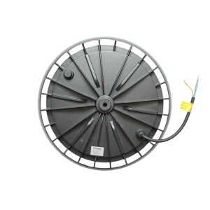 Lampa industriala LED UFO High-Bay 150W, 100-265V, 6500K, 18000lm pentru hale, depozite 325x34mm IP65 Breckner Germany - Img 5