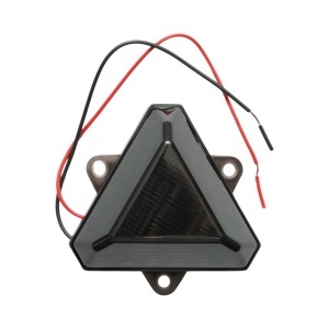Lampa laterala LED triunghiulara 12-24V, galben fumuriu, 18 LED-uri 68x60mm Breckner Germany