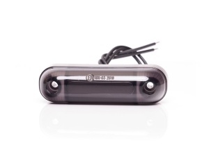 Lampa marcaj BLACK cu lumina rosie 3 LEDURI 12/24V - Img 2