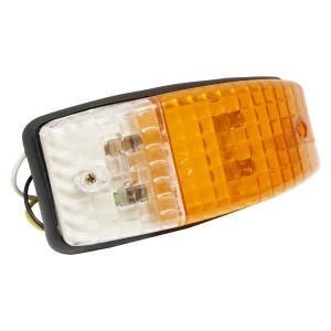 Lampa semnalizare frontala alb-galben pentru New Holland, Fiat si UTB U-445 - Img 3