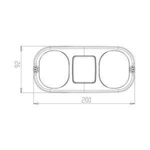 Lampa stop led camion 12v 22x9 cm - Img 4